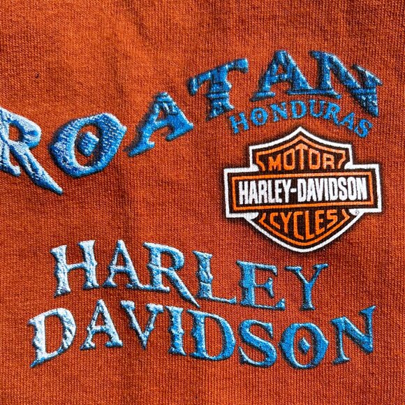 Roatan Honduras Harley - Davidson T Shirt Size 2XL - Picture 6 of 10